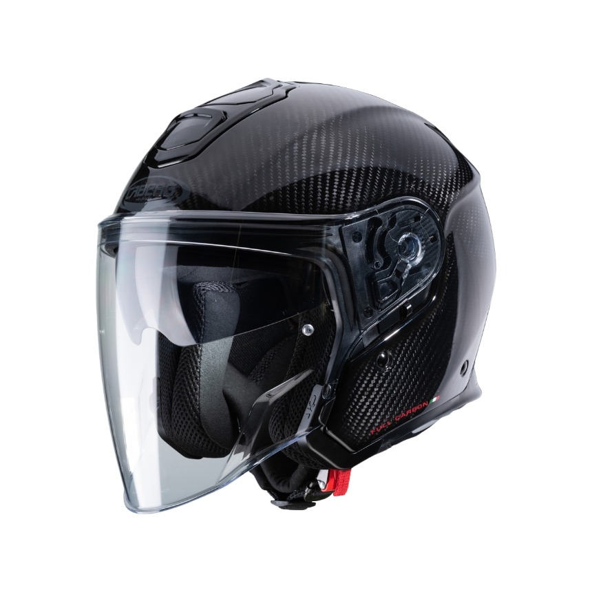 카베르그 플라이언 제트헬멧 카본 블랙 오토바이 오픈페이스 헬멧
