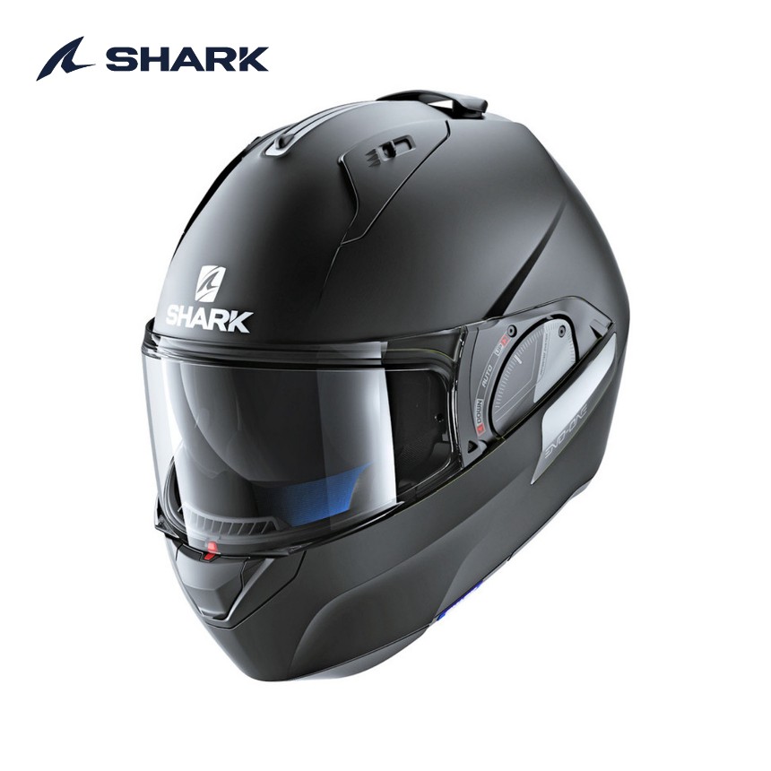 샤크 에보 One2 무광 블랙 헬멧 오토바이 시스템헬멧