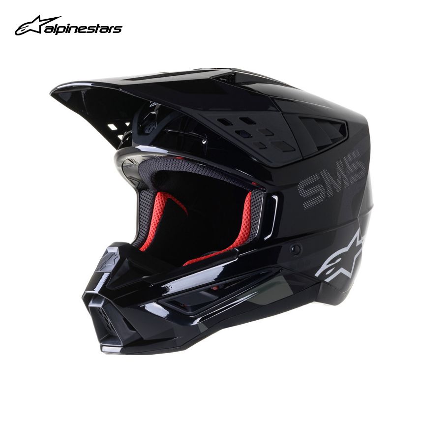 알파인스타 SM5 로버 블랙 앤트러사이트 카모 오토바이 오프로드 헬멧