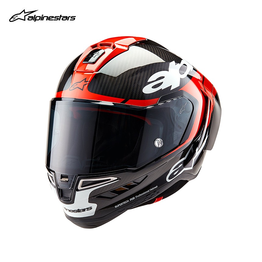 알파인스타 슈퍼테크 R10 엘리멘트 카본 브라이트레드 유로핏 카본 풀페이스 헬멧